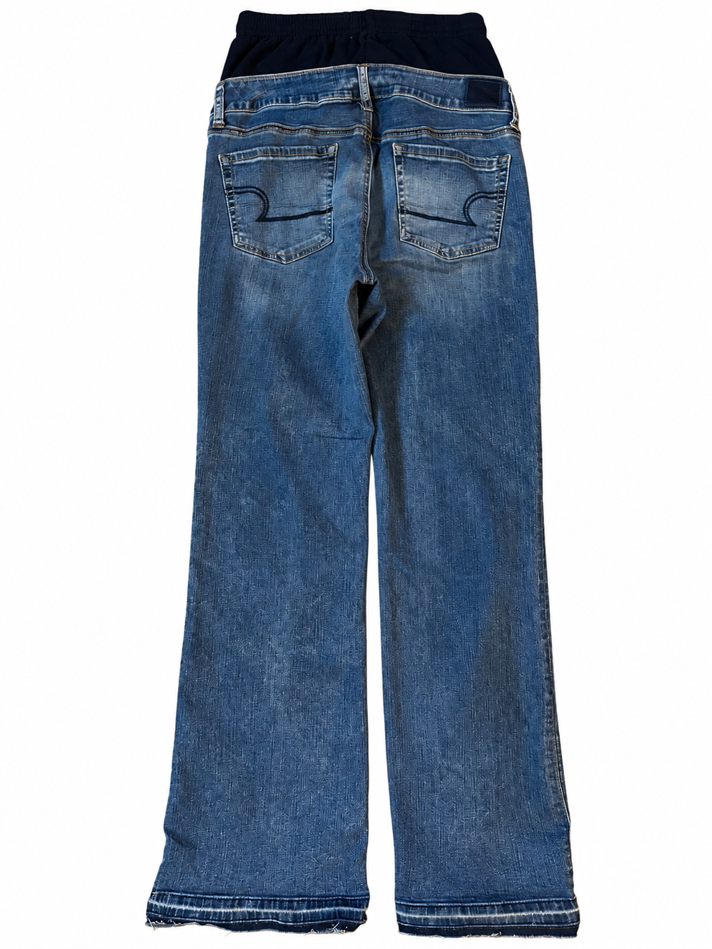 Double Waisted Bootcut Jeans (33)