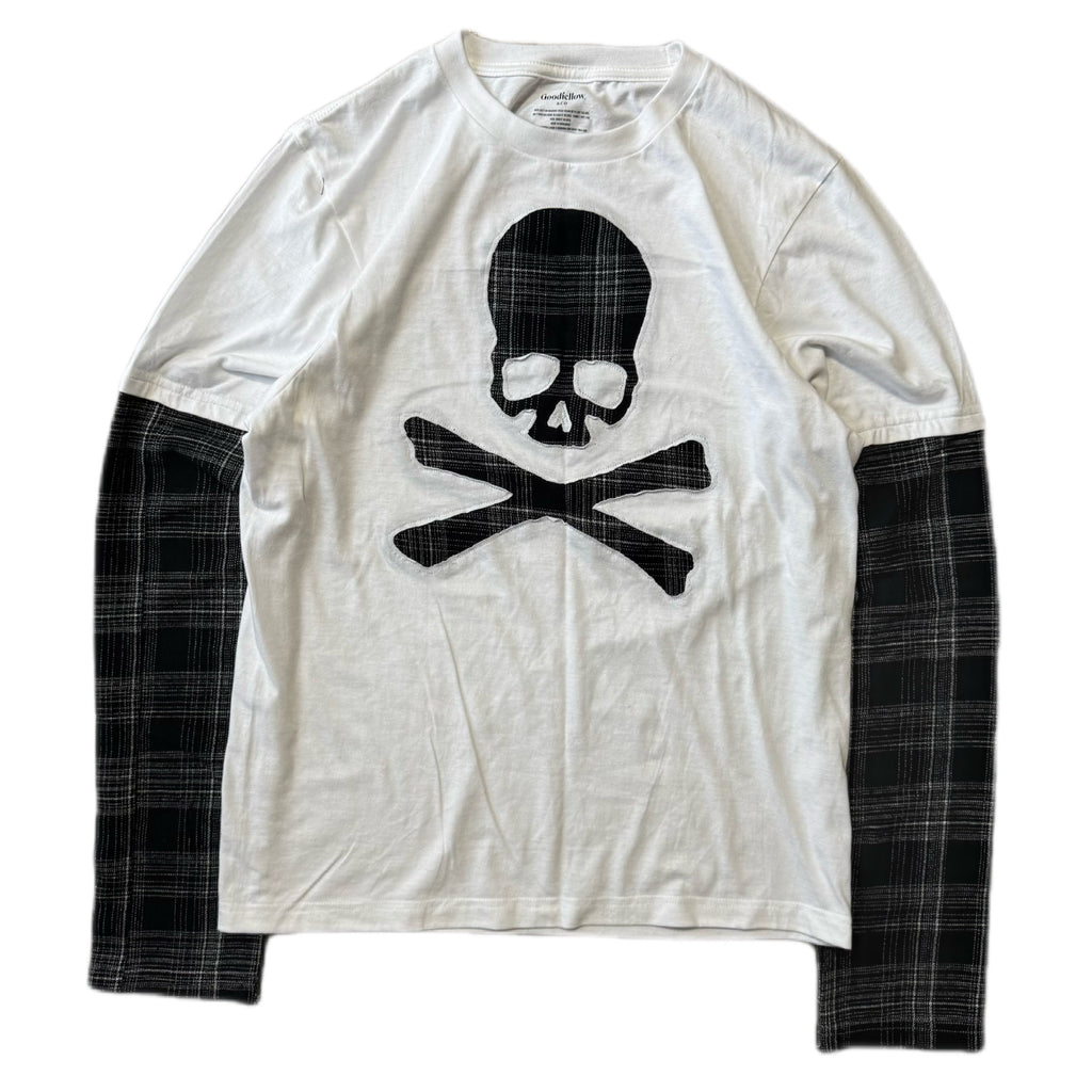White Flannel Layered T-Shirt (S)