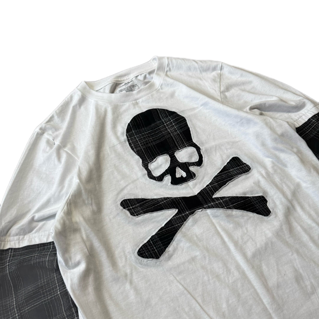 White Flannel Layered T-Shirt (S)