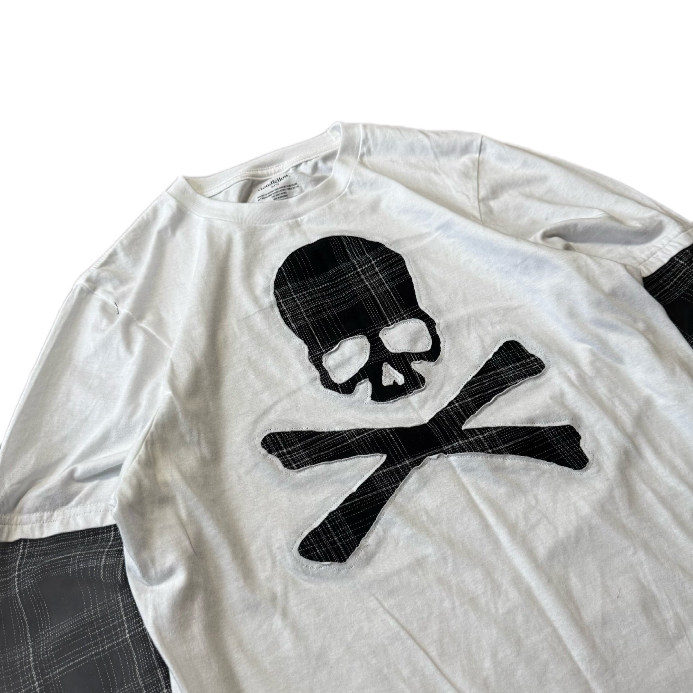 White Flannel Layered T-Shirt (S)