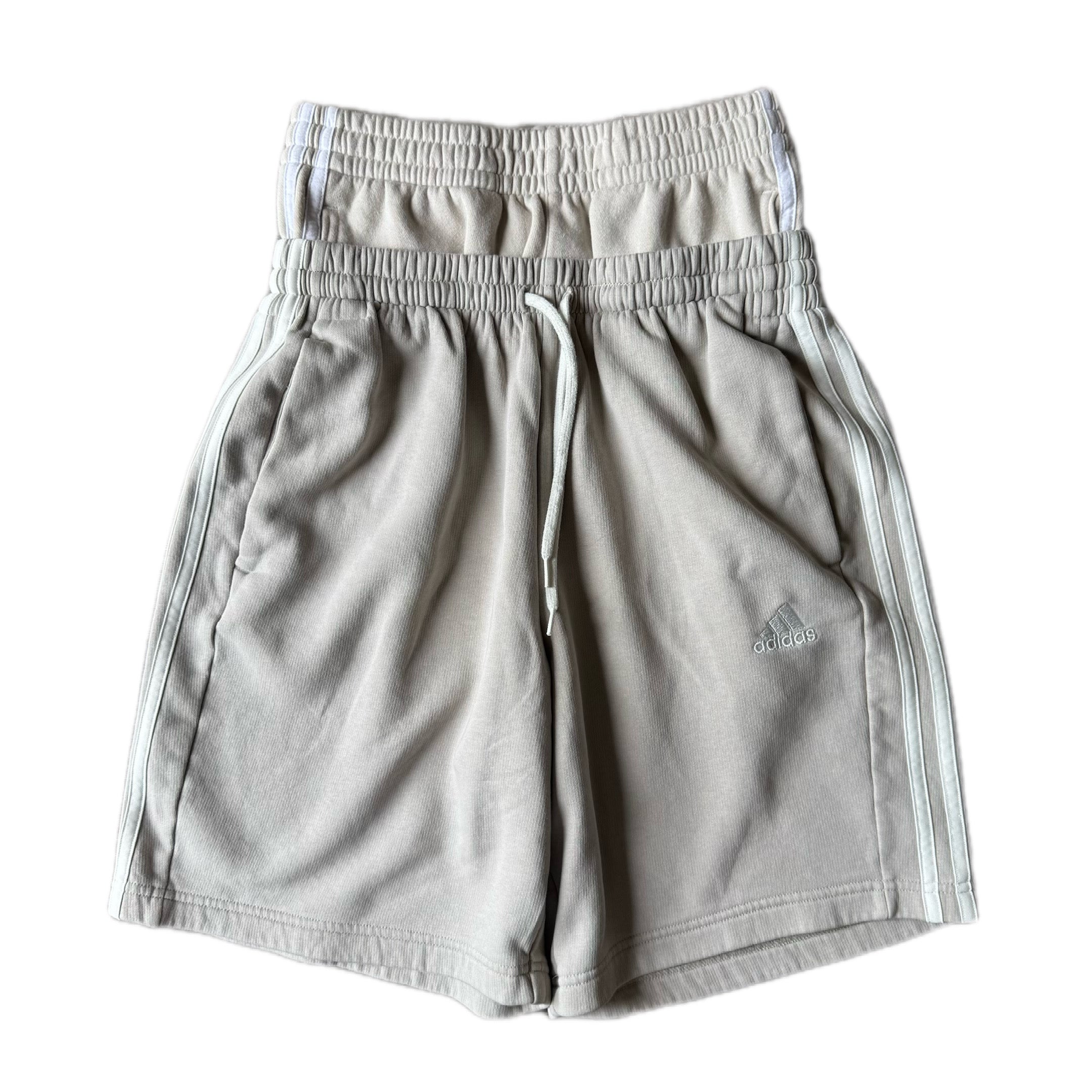 Double Waisted Tan Adidas Shorts (S)