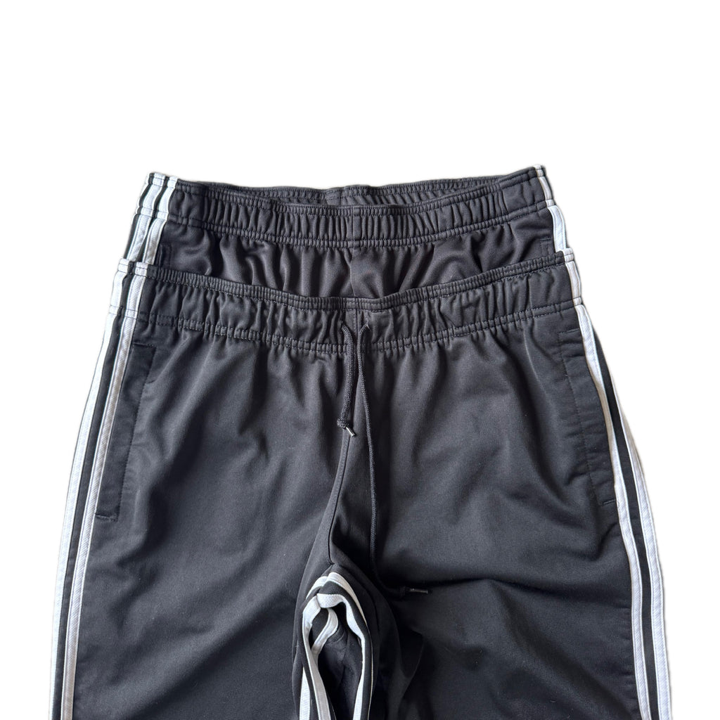 Black Double Waisted Athletic Adidas Sweatpants ( L )
