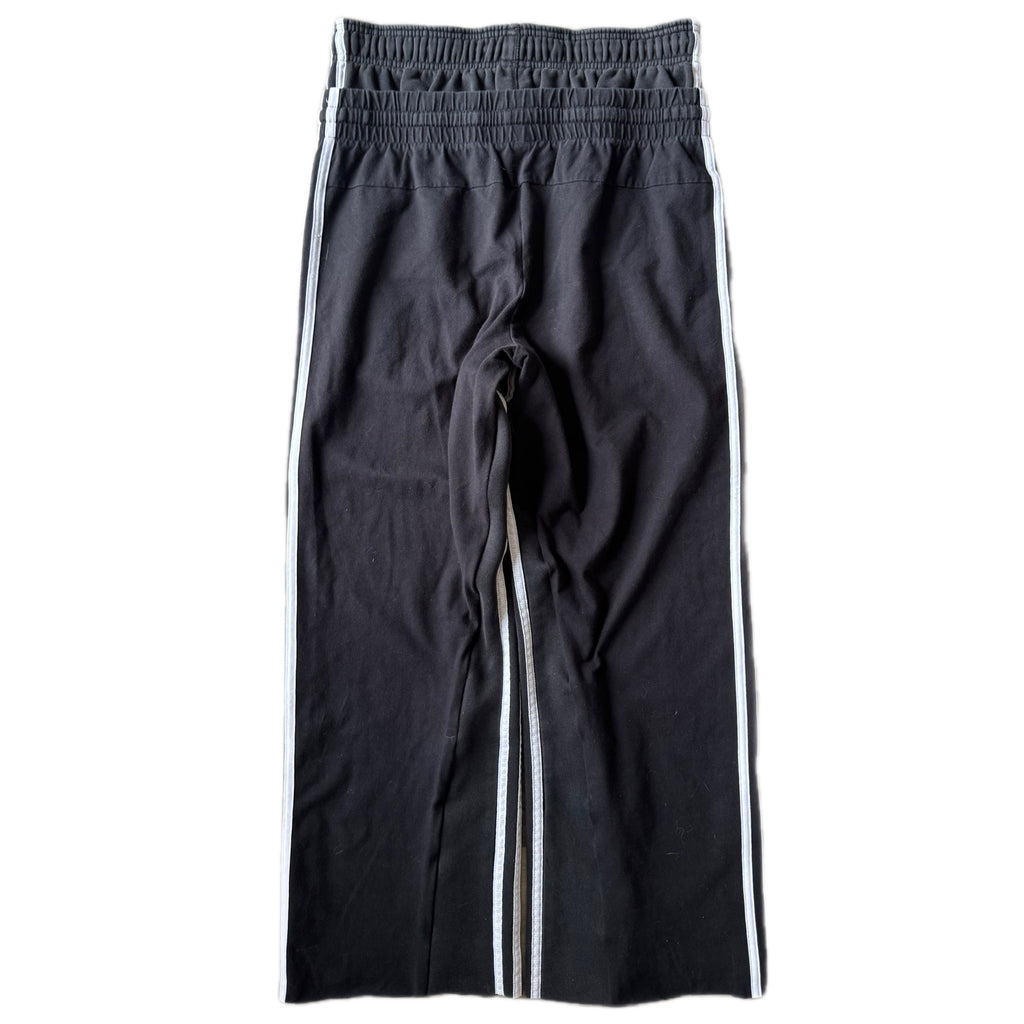 Black Double Waisted Adidas Sweatpants ( L )