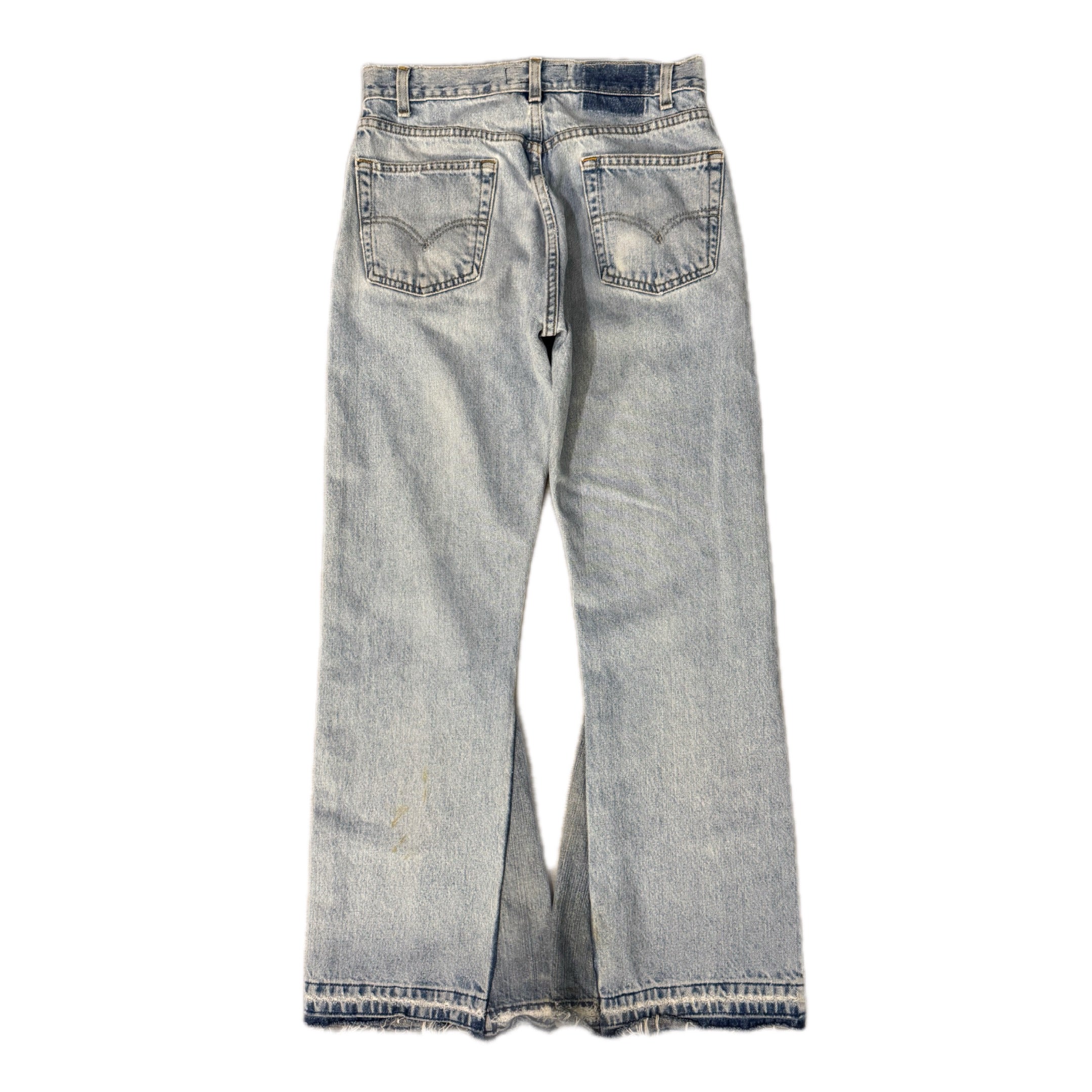 Blue Distressed Flare Jeans (29x30)