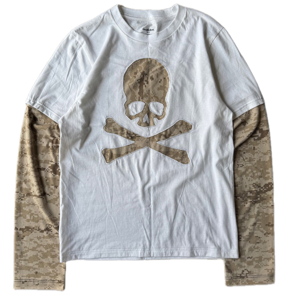 White Layered Digital Camo T-Shirt (S)