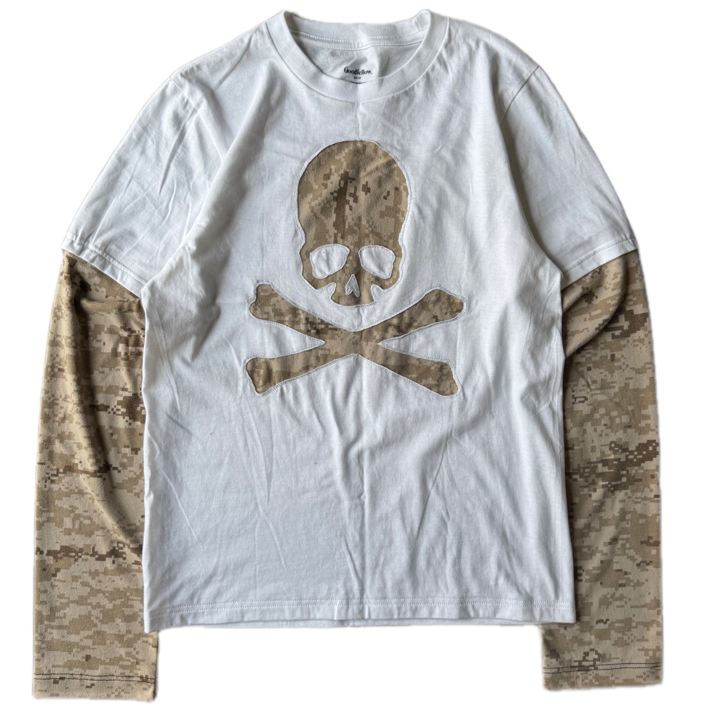 White Layered Digital Camo T-Shirt (S)