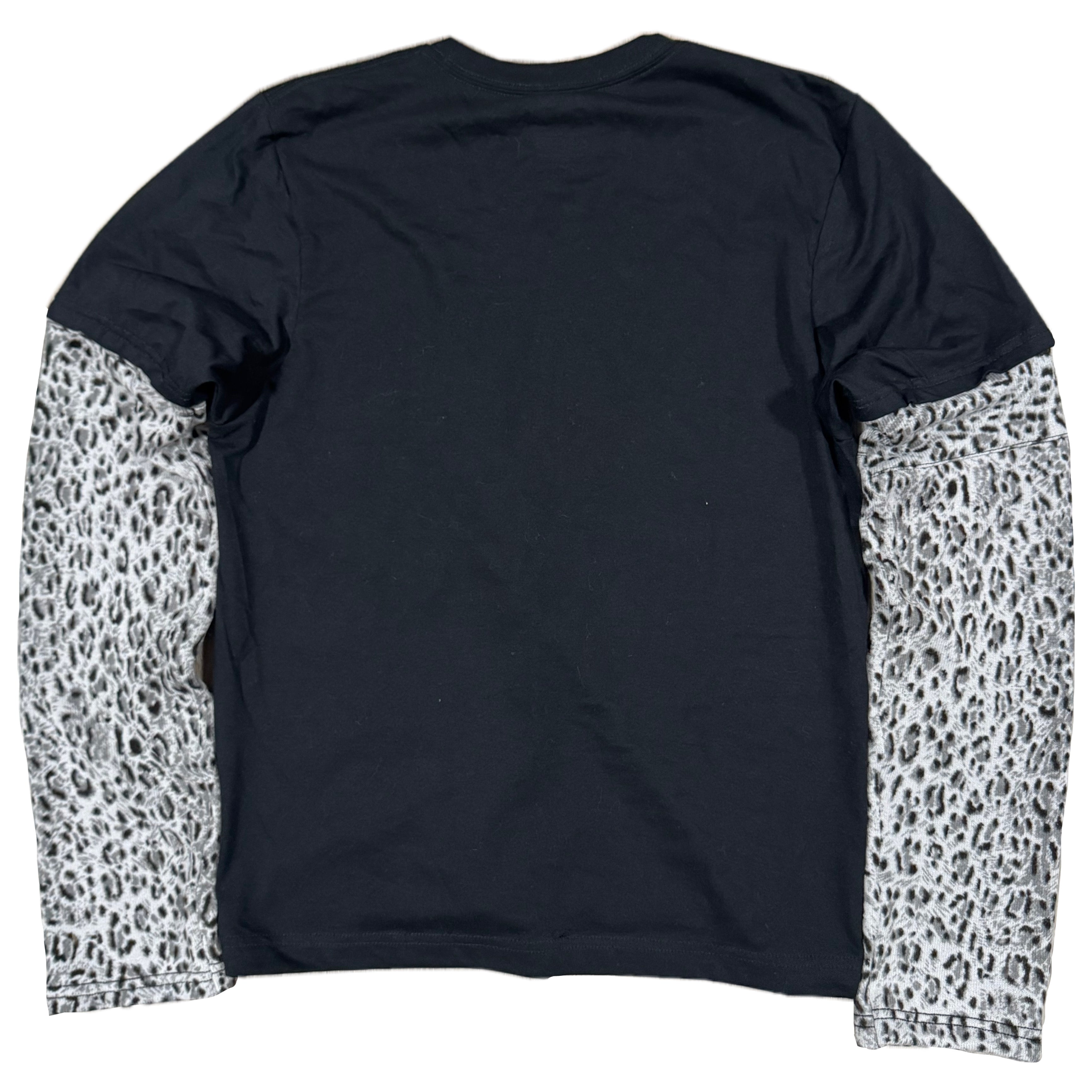 Layered Cheetah Print T-Shirt (S)