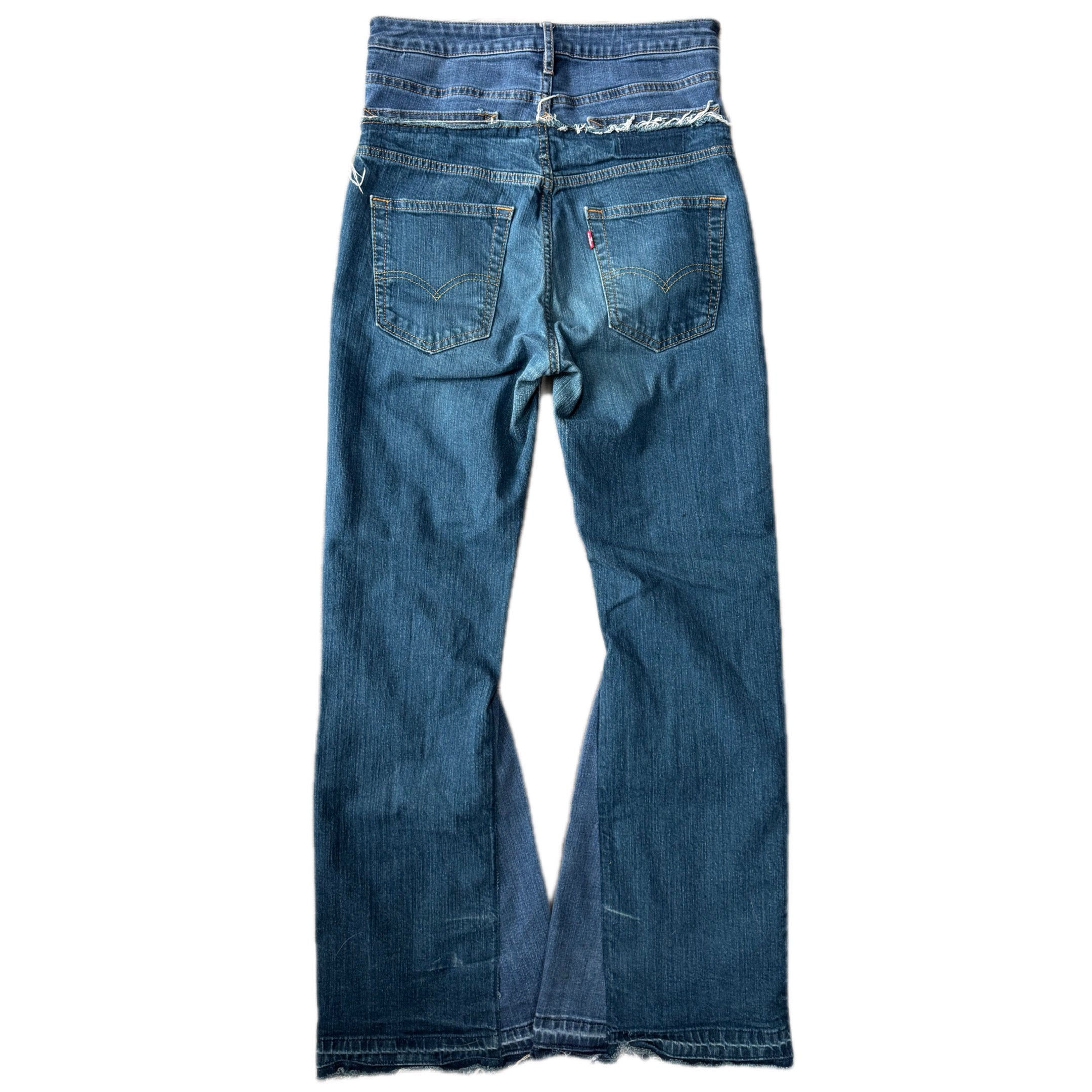 Double Waisted Flare Jeans (30x30)