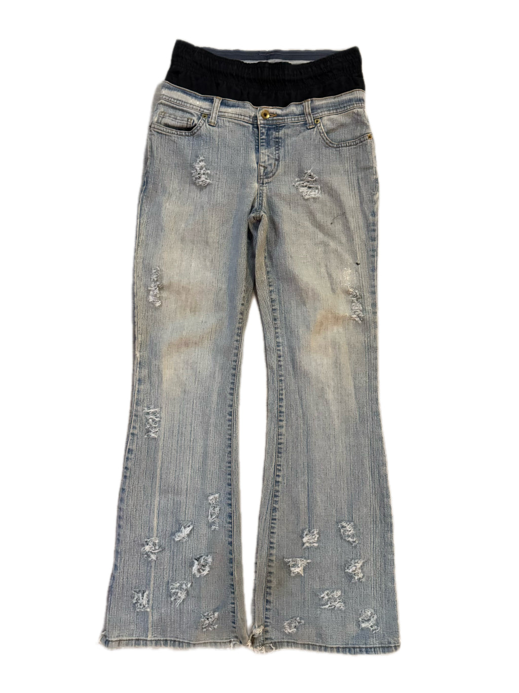 Double Waisted Flared/Bootcut Jeans (28)
