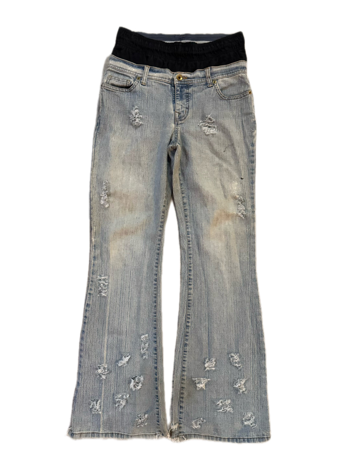 Double Waisted Flared/Bootcut Jeans (28)
