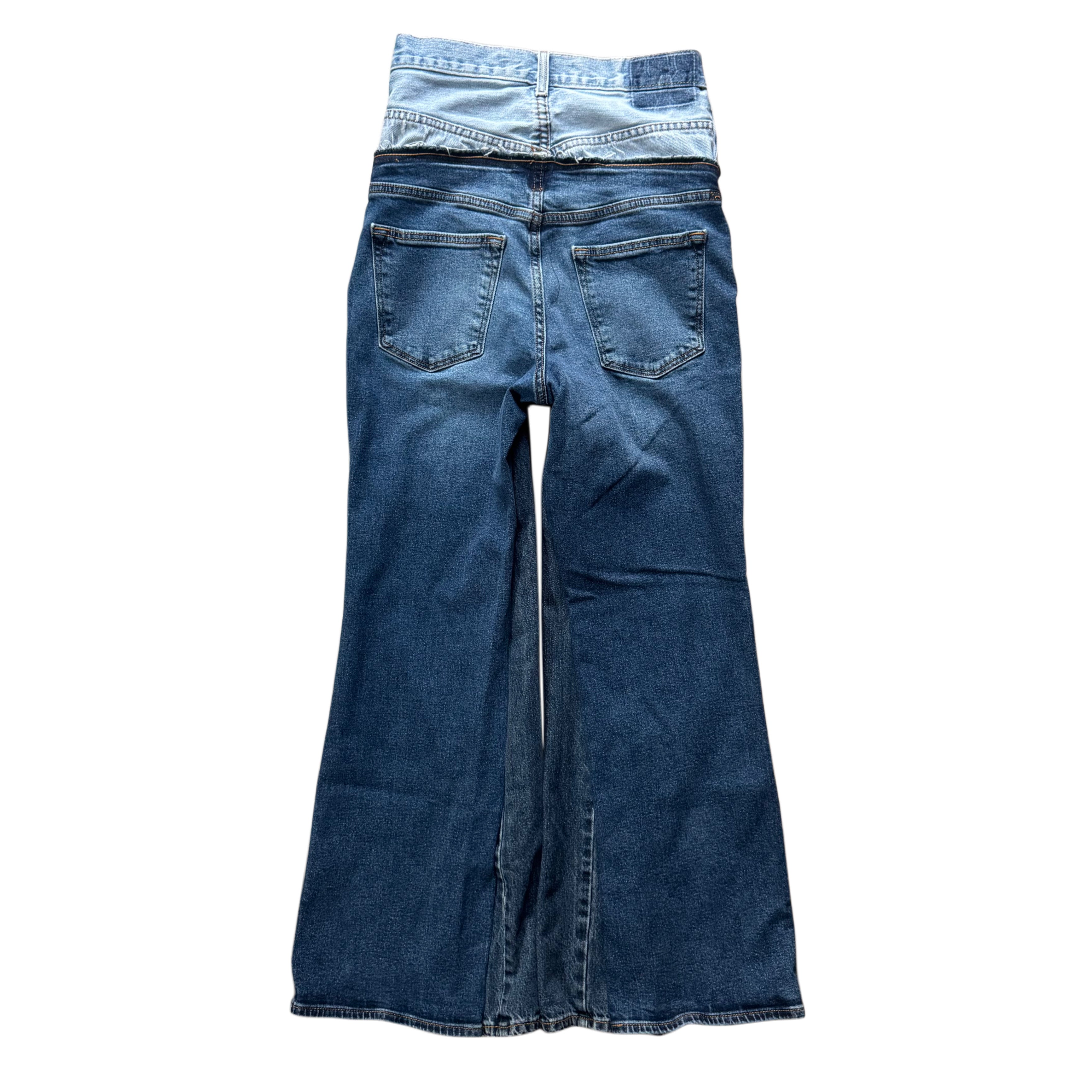 Double Waisted Blue Jeans (27/28)