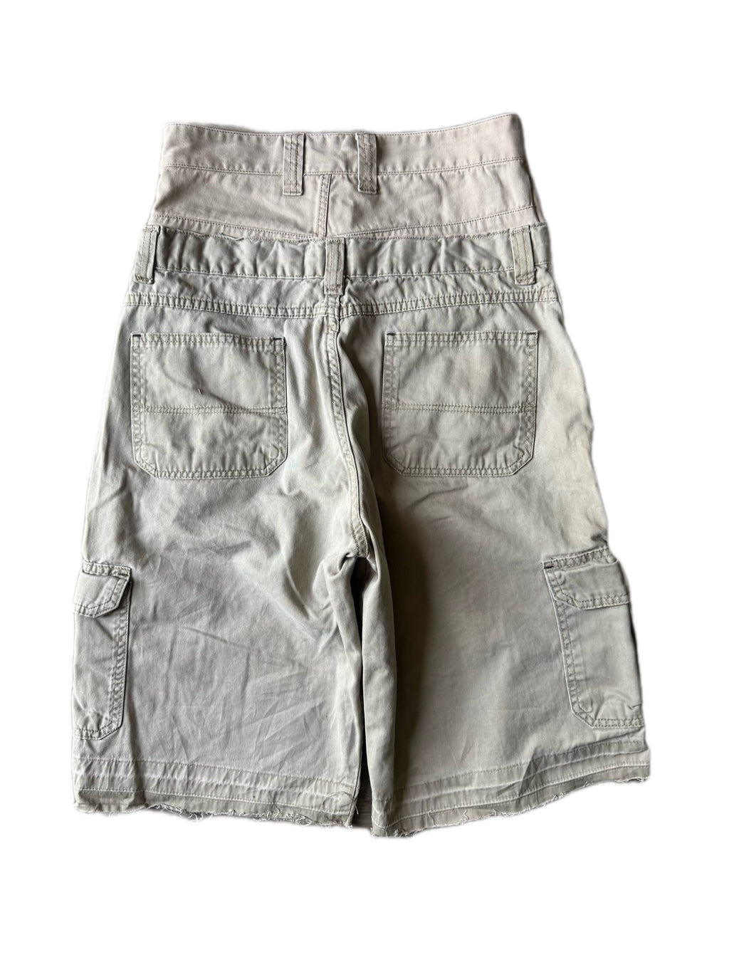 Double Waisted Khaki Shorts (28)