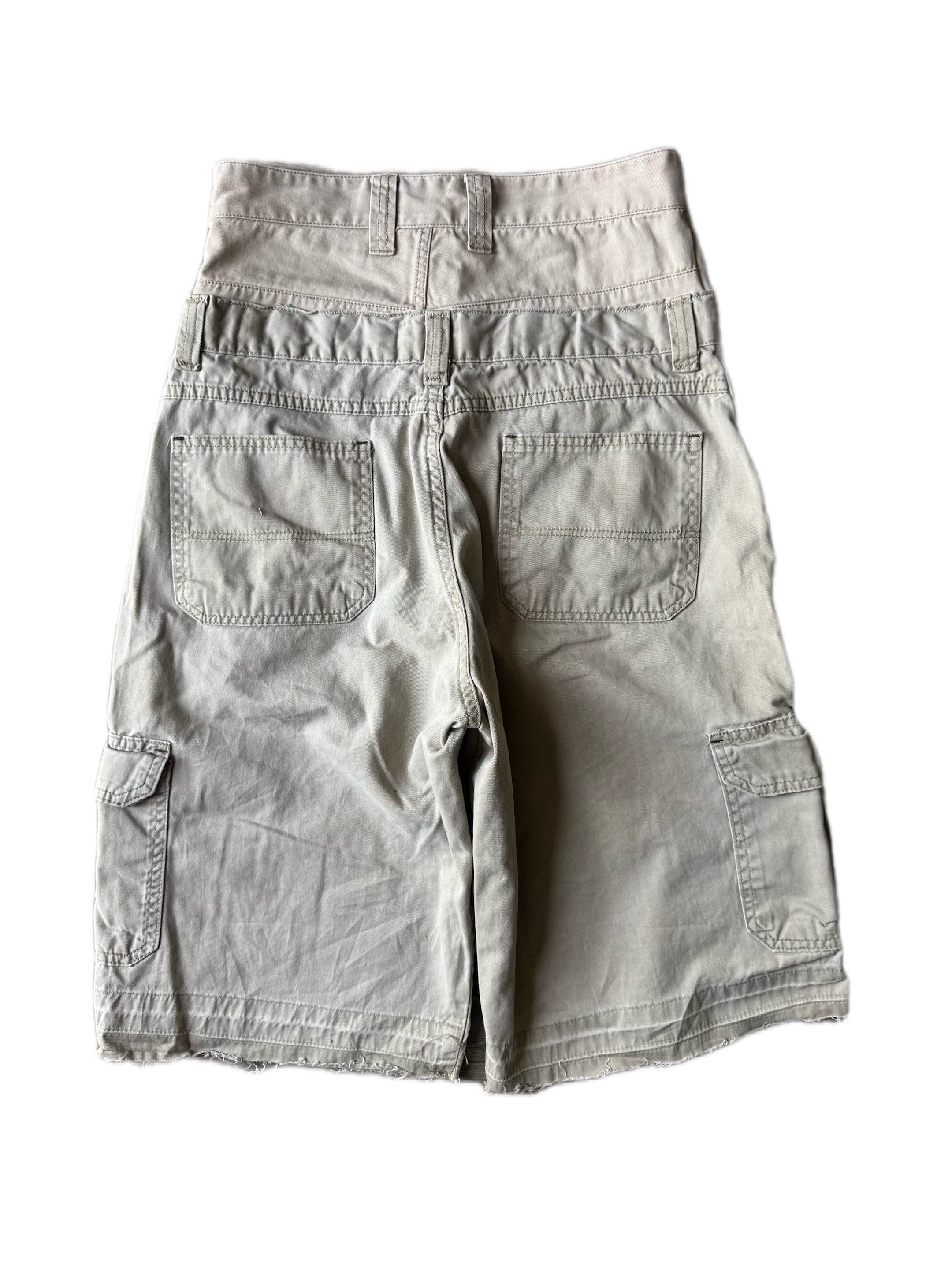 Double Waisted Khaki Shorts (28)