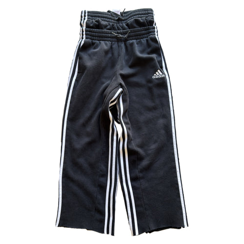 Black Double Waisted Adidas Sweatpants (S)