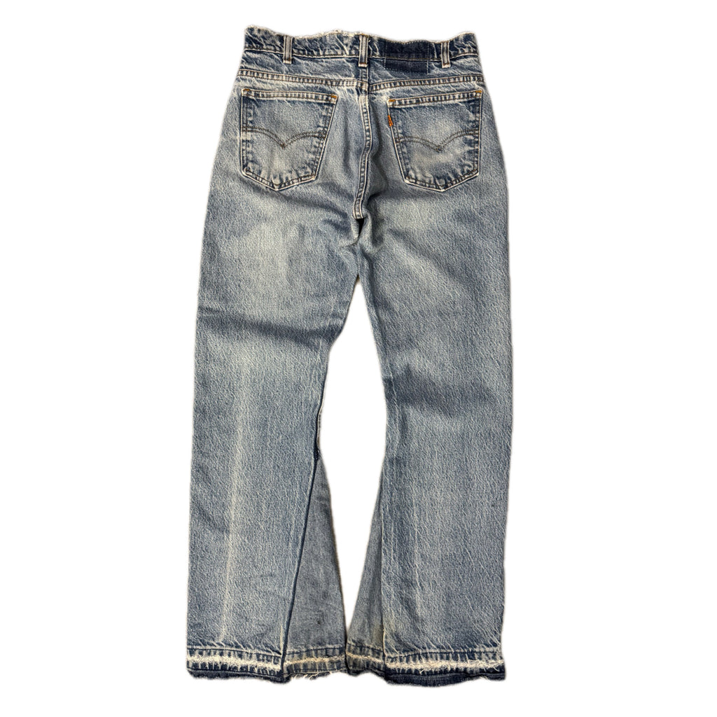 Blue Distressed Flare Jeans (29x30)
