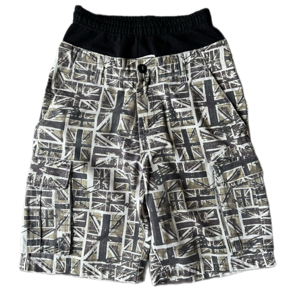Double Waisted Khaki Union Jack Shorts (30)