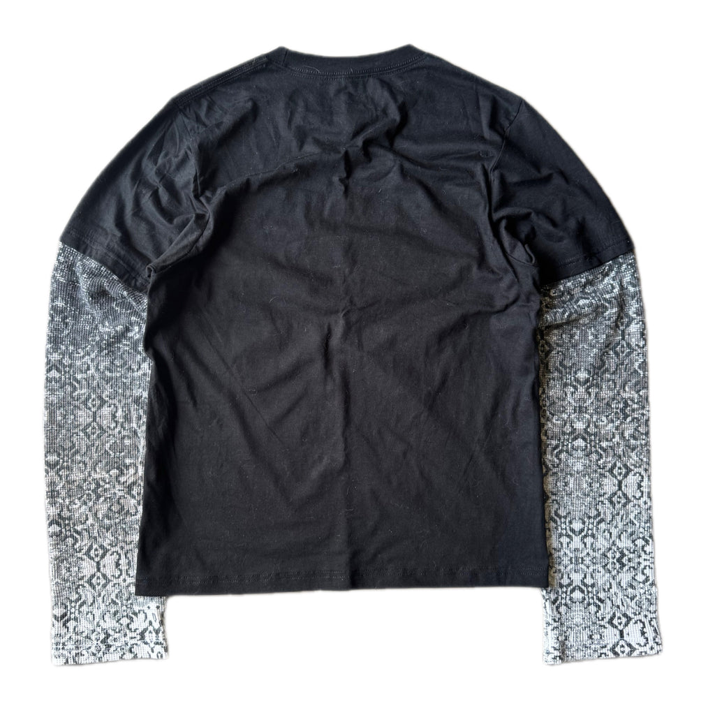 Black Layered Gradient T-Shirt (S)