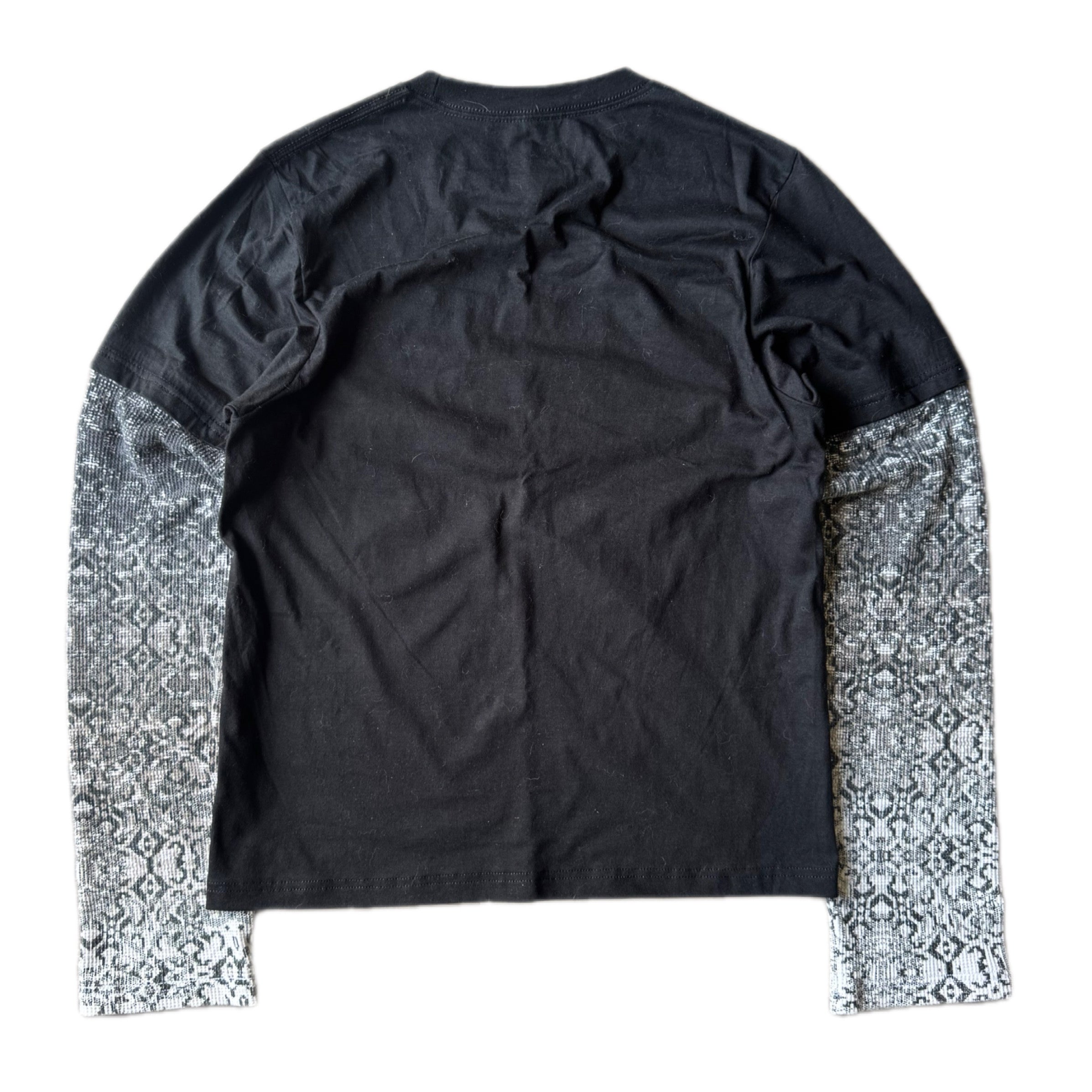 Black Layered Gradient T-Shirt (S)