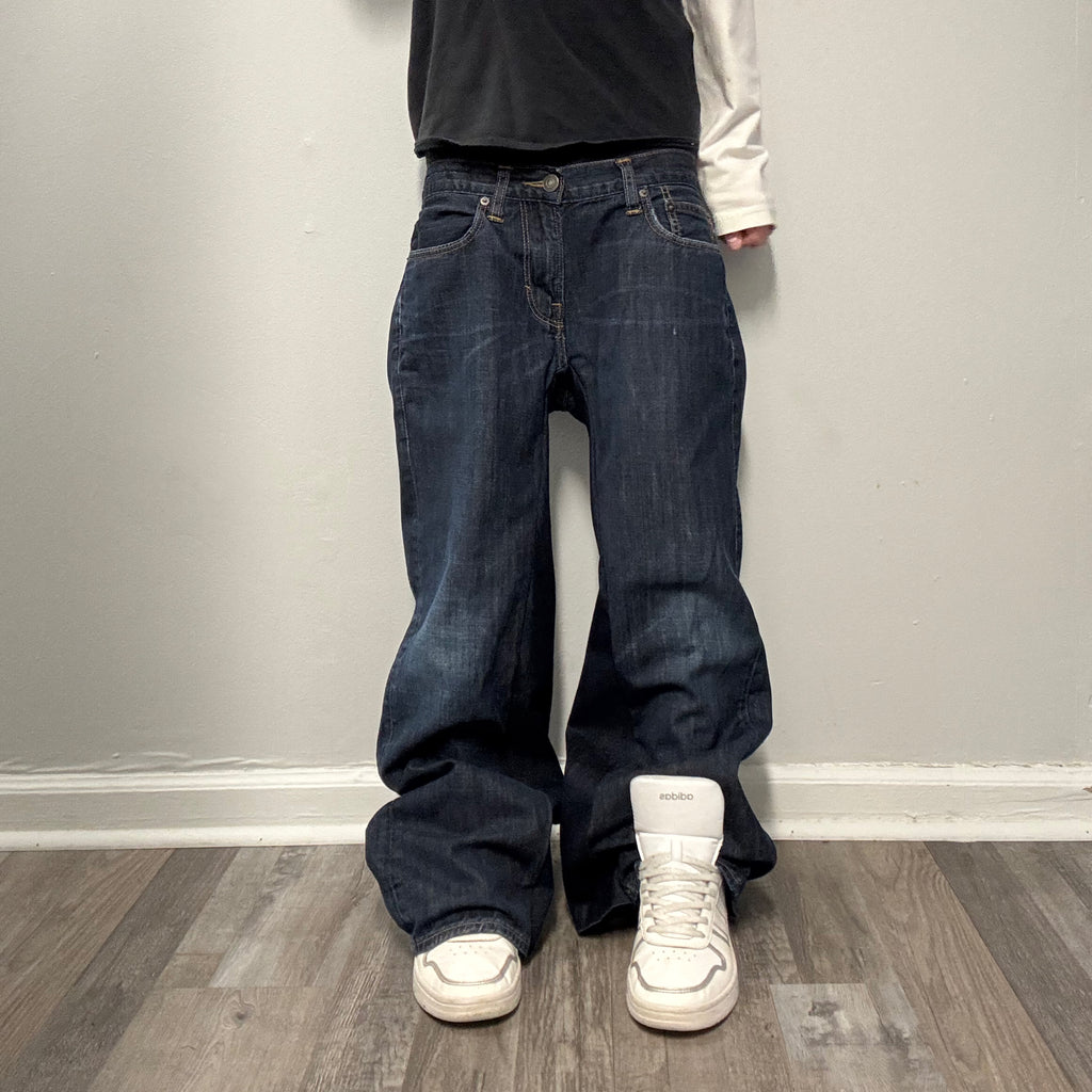 Dark Blue Baggy Jeans (30x28)