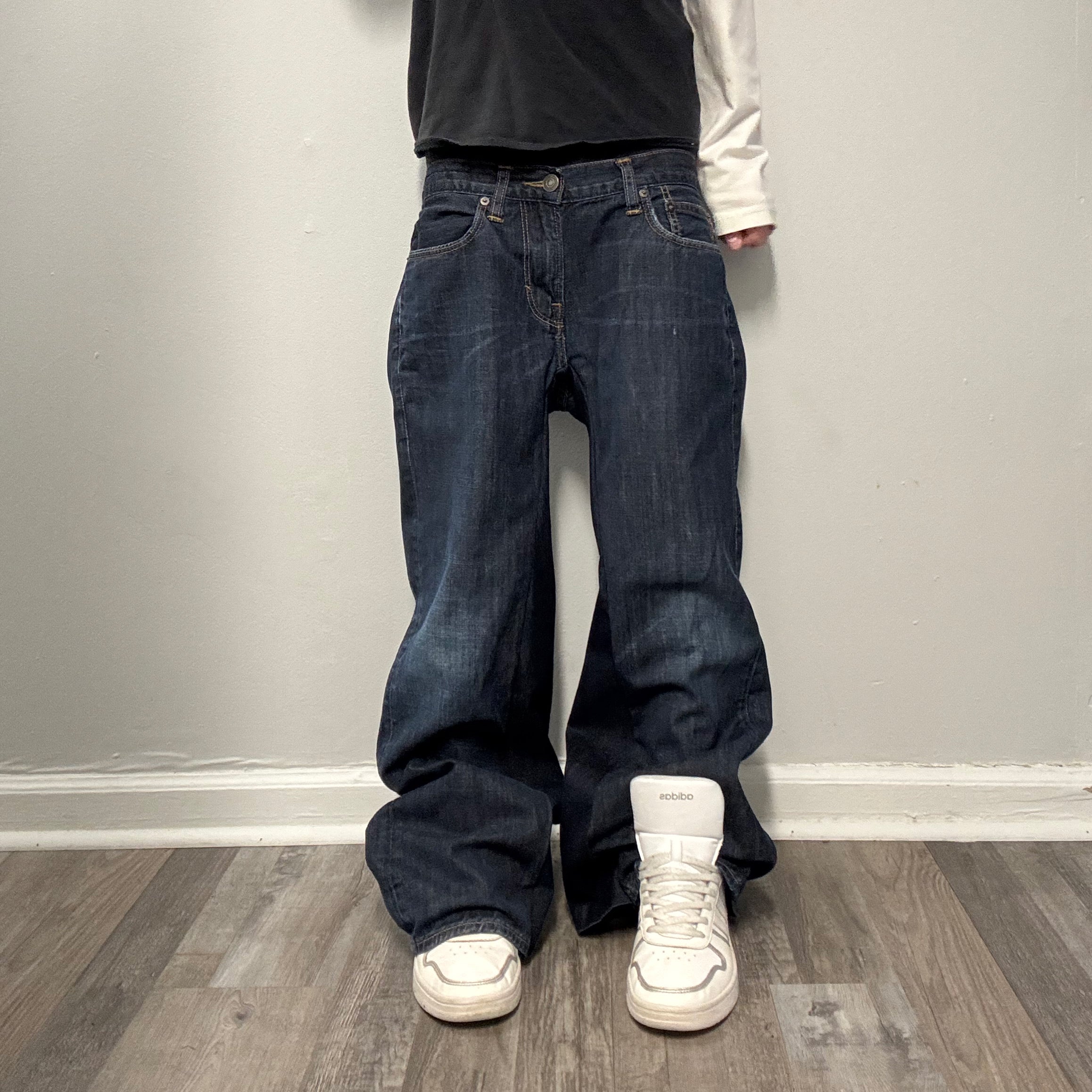 Dark Blue Baggy Jeans (30x28)