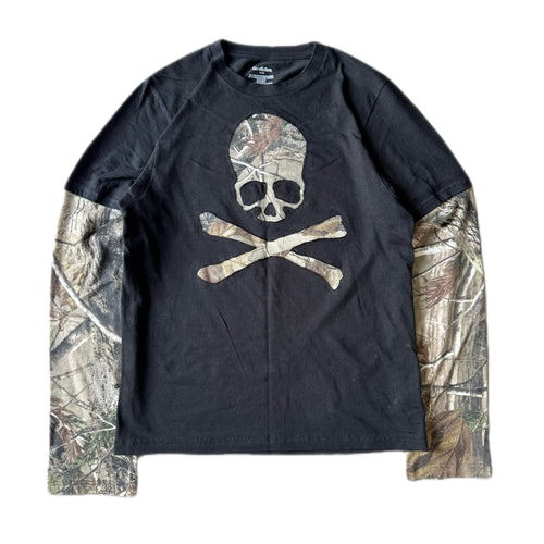 Black Camo Layered T-Shirt (M)