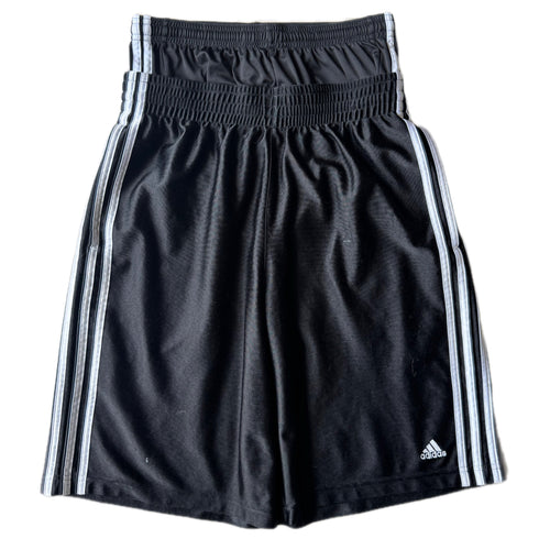 Black Double Waisted Adidas Hoop Shorts (S)