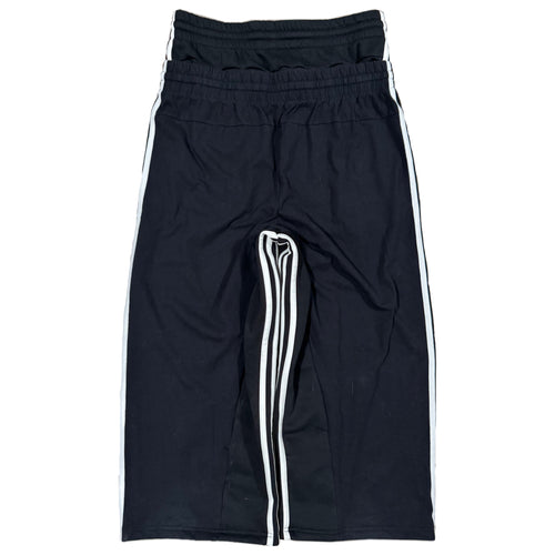 Black Double Waisted Adidas Sweatpants (M)