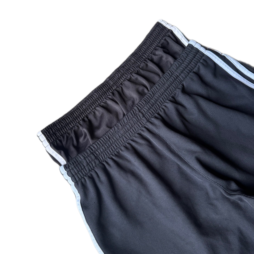 Black Double Waisted Adidas Hoop Shorts (L)