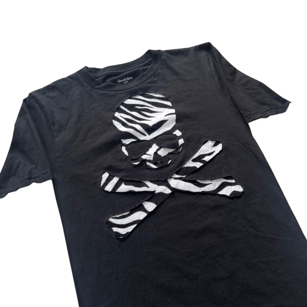 Black Zebra Layered T-Shirt (S)