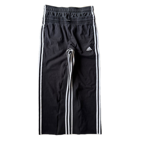 Black Double Waisted Adidas Sweatpants ( L )