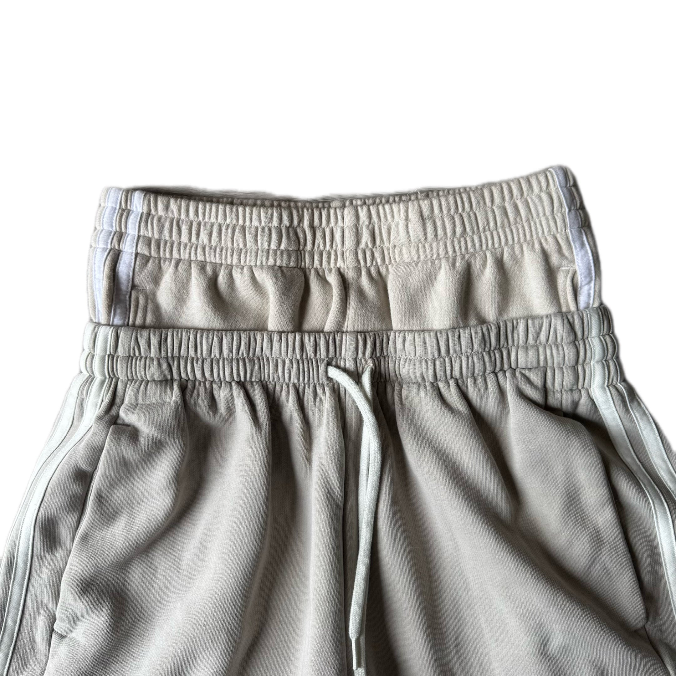 Double Waisted Tan Adidas Shorts (S)