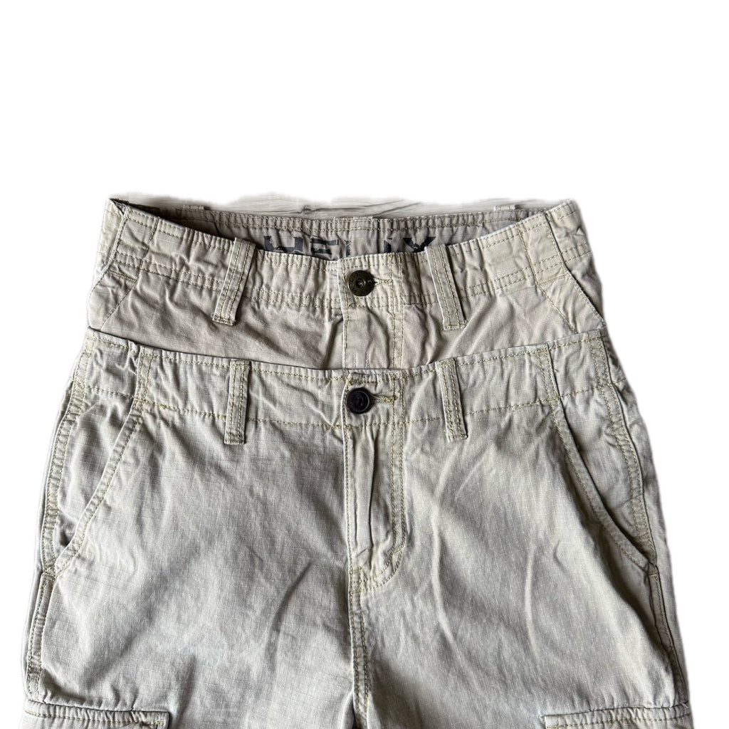Double Waisted Khaki Cargo Pants (29)