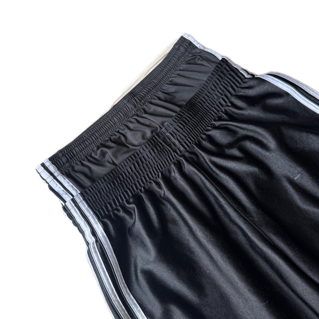 Black Double Waisted Adidas Hoop Shorts (S)