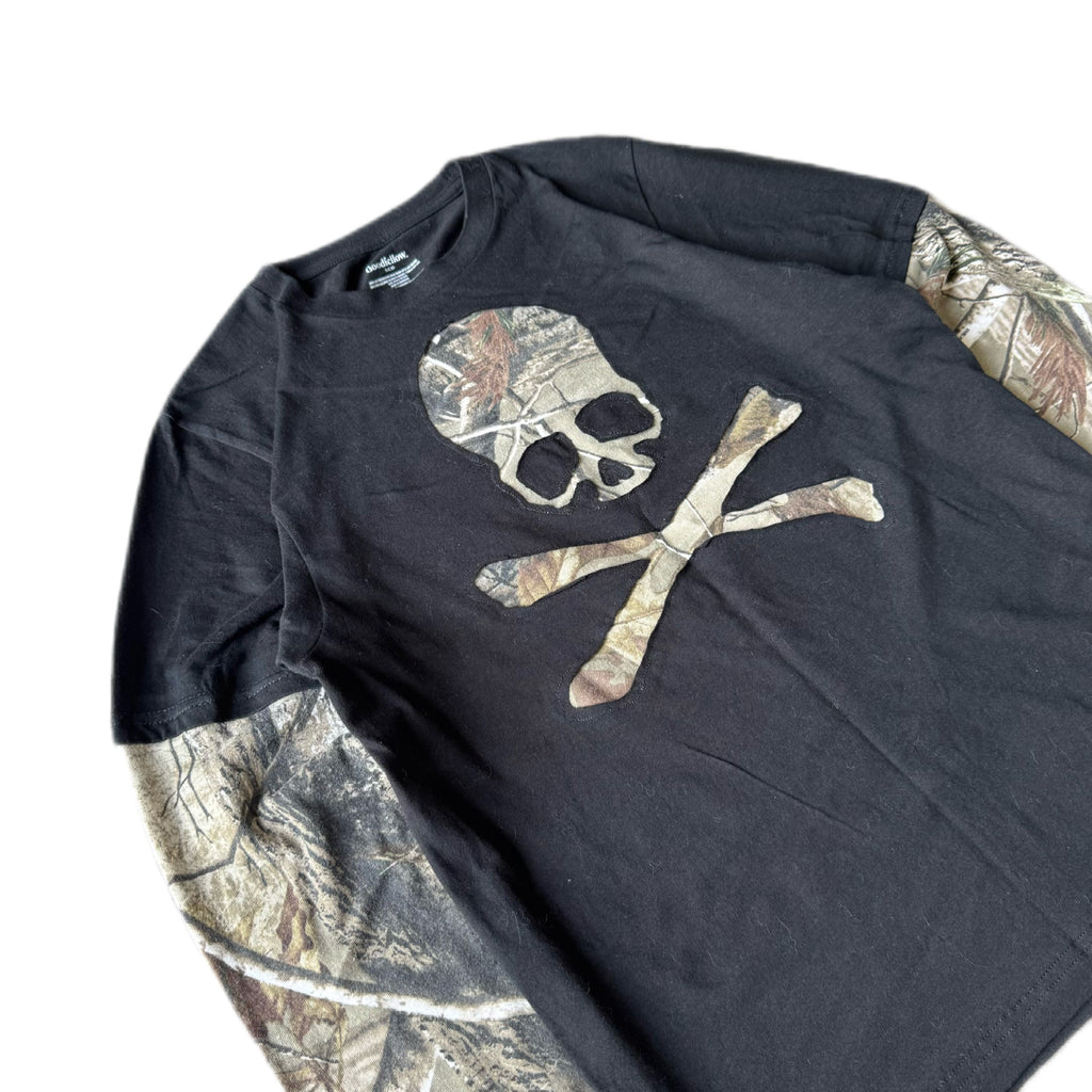Black Camo Layered T-Shirt (S)