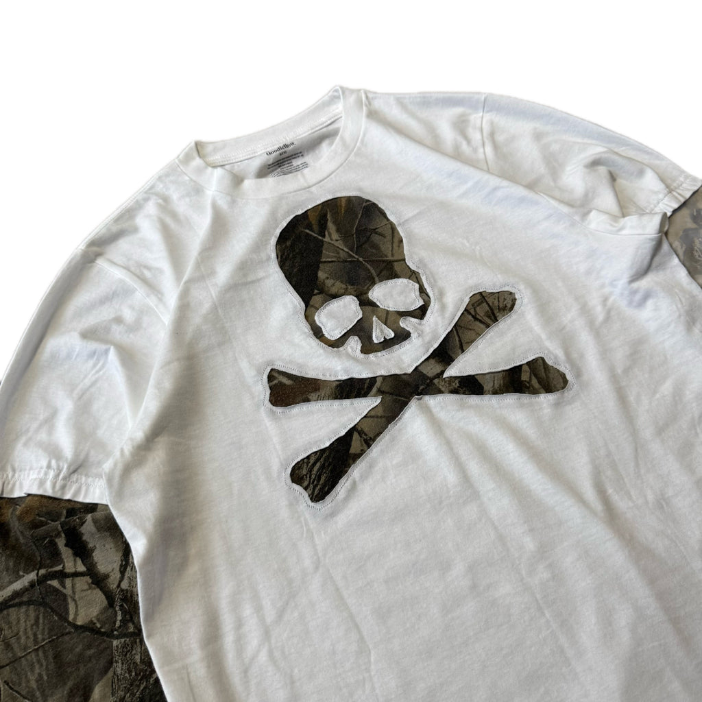 White Camo Layered T-Shirt (S)