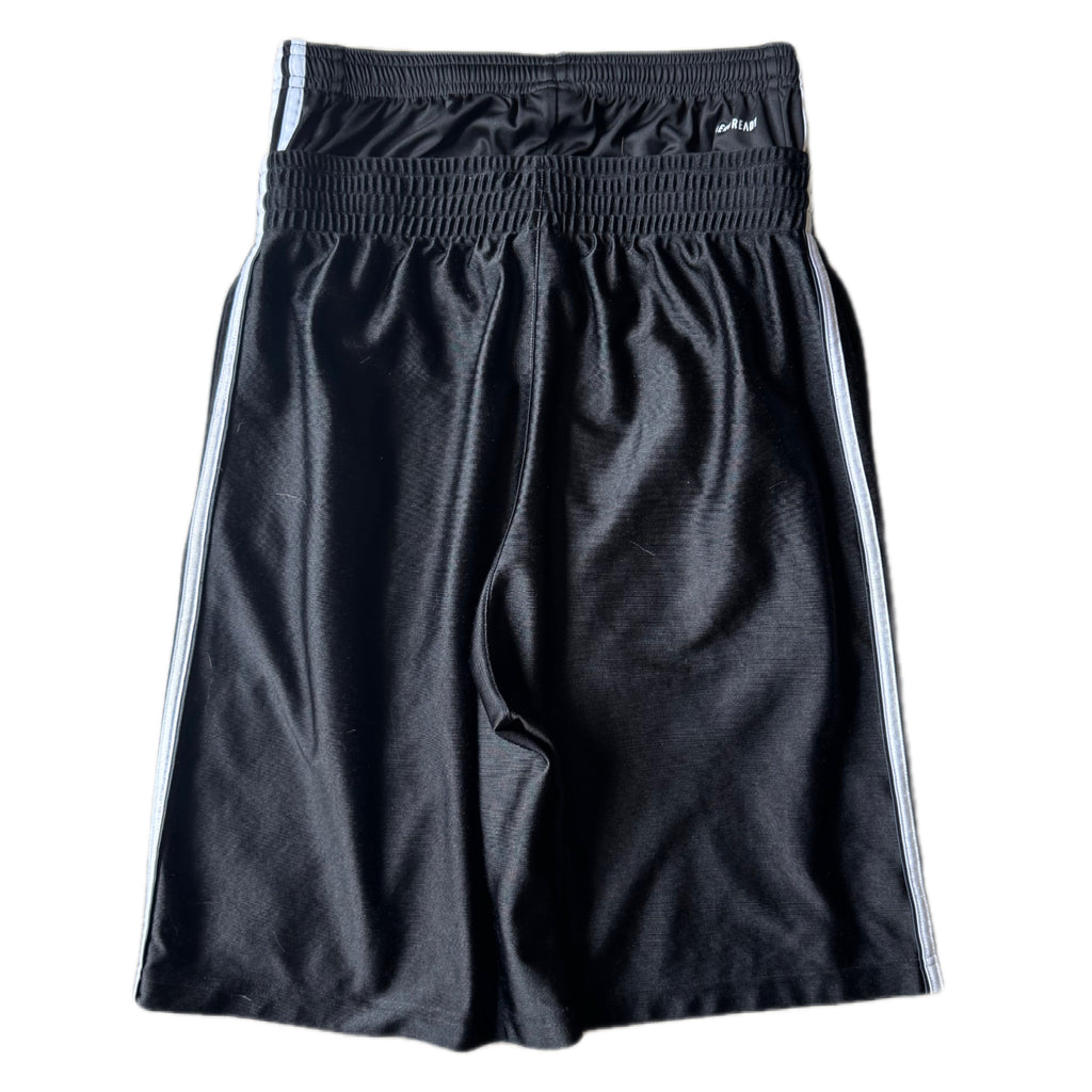 Black Double Waisted Adidas Hoop Shorts (S)