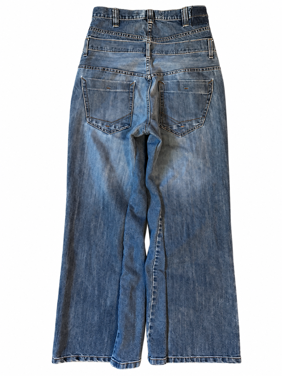 Double Waisted Baggy Jeans (30)