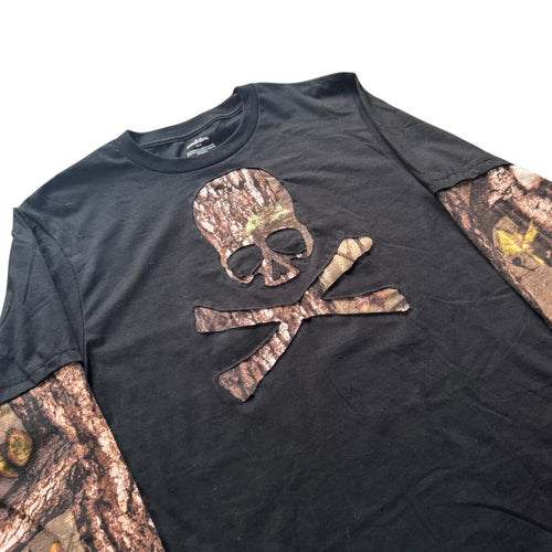 Black Camo Layered T-Shirt (L)