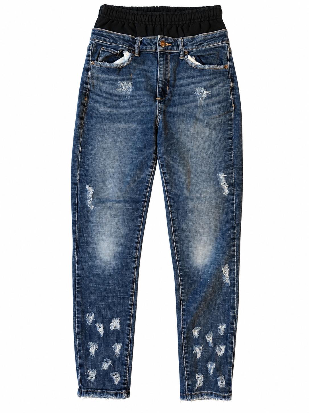 Double Waisted Skinny Jeans (30)