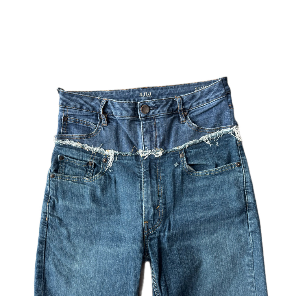 Double Waisted Flare Jeans (30x30)