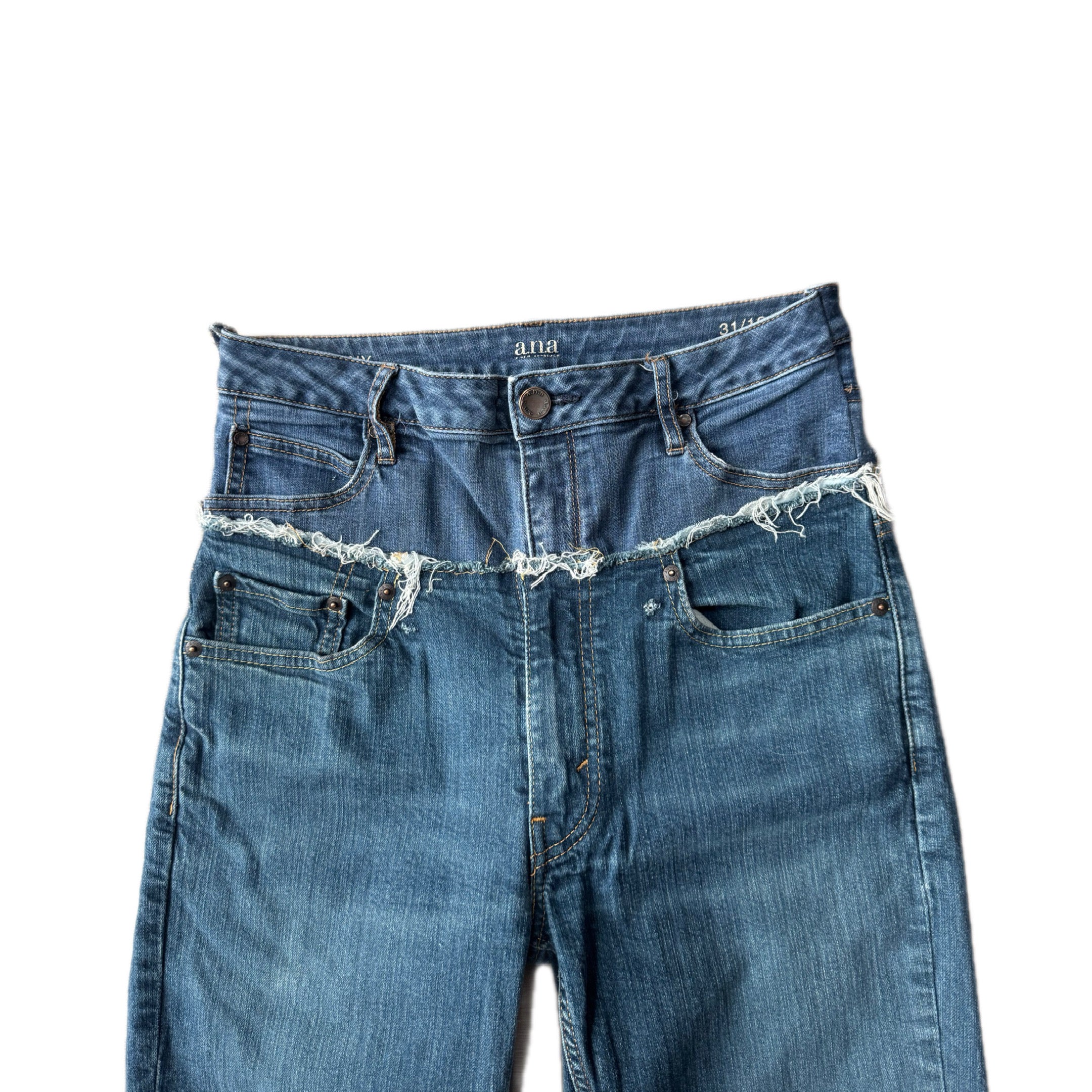 Double Waisted Flare Jeans (30x30)