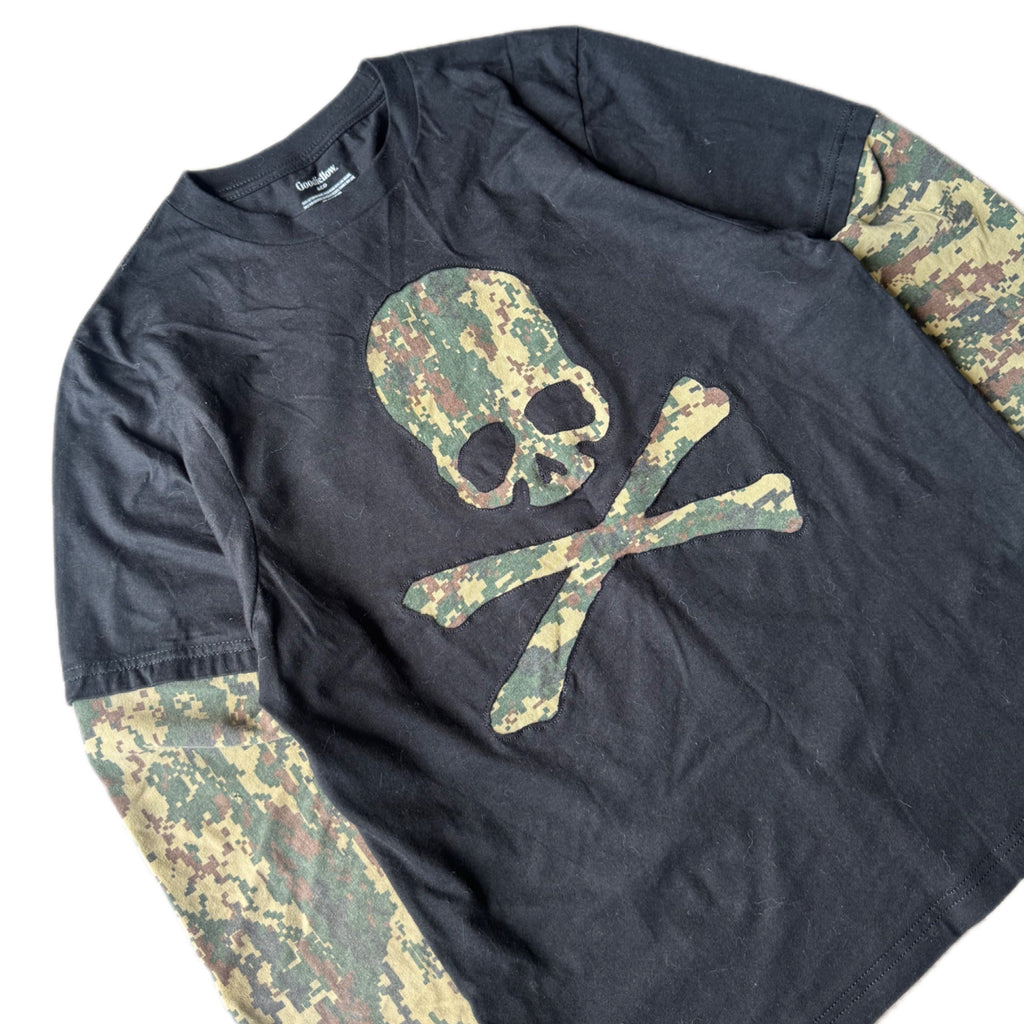 Black Layered Digital Camo T-Shirt (S)