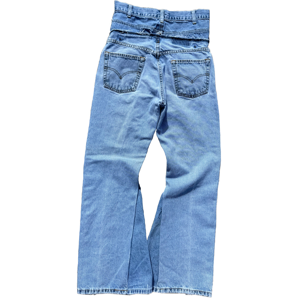 Light Wash Double Waisted Jeans (30)