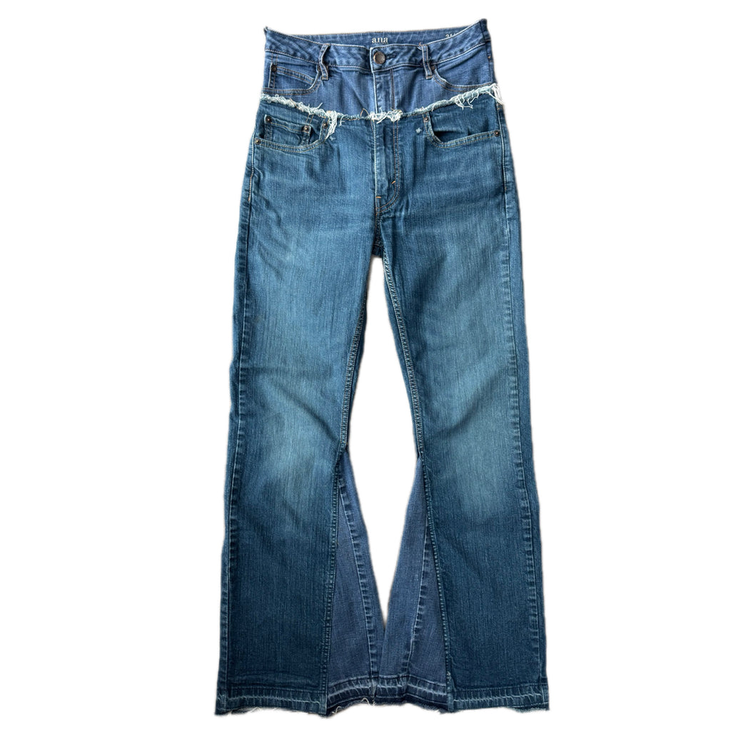 Double Waisted Flare Jeans (30x30)