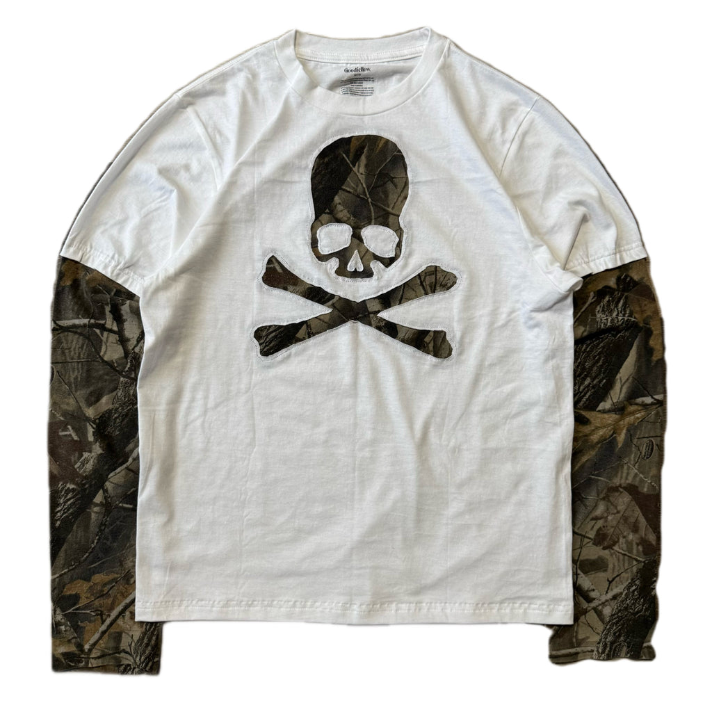 White Camo Layered T-Shirt (S)