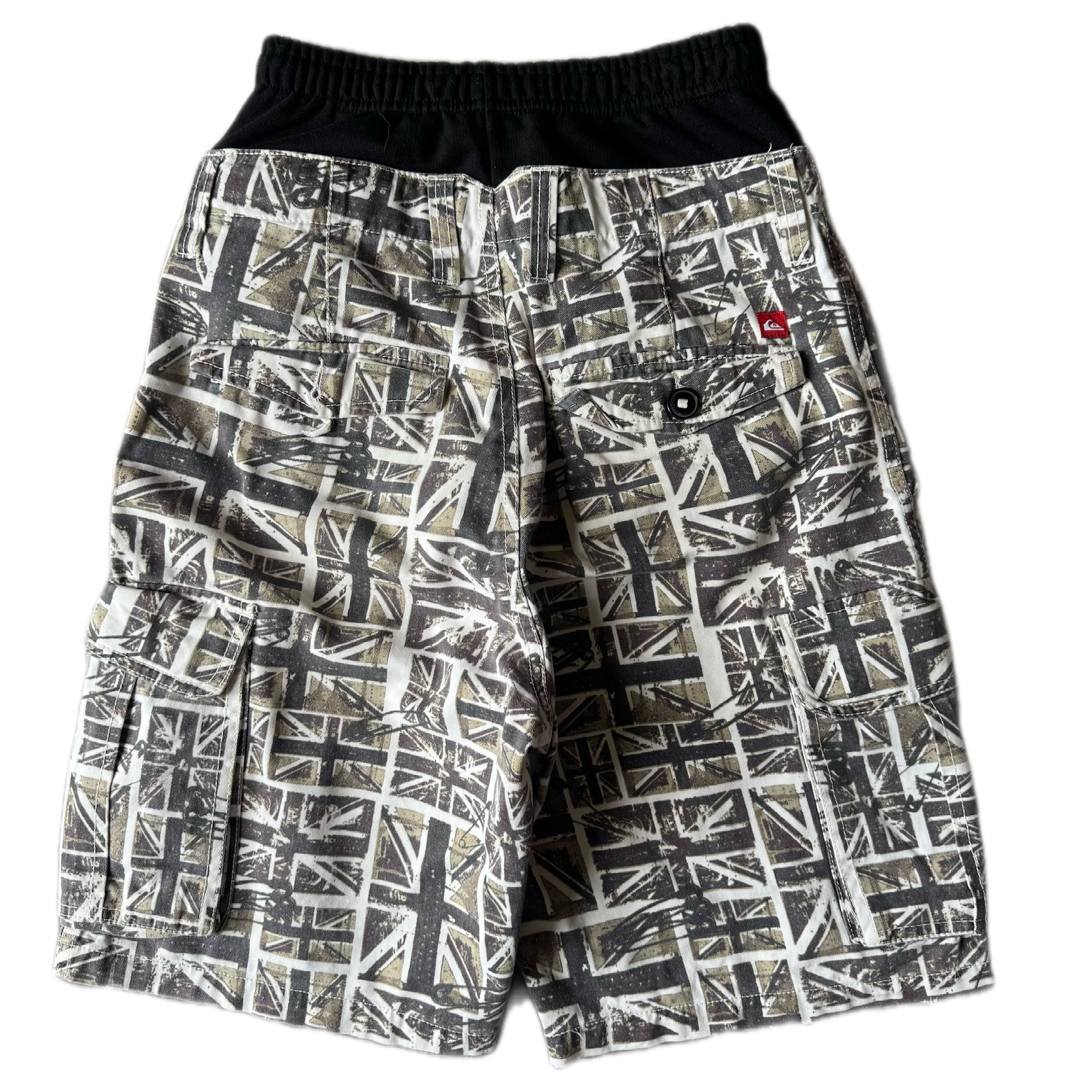 Double Waisted Khaki Union Jack Shorts (30)