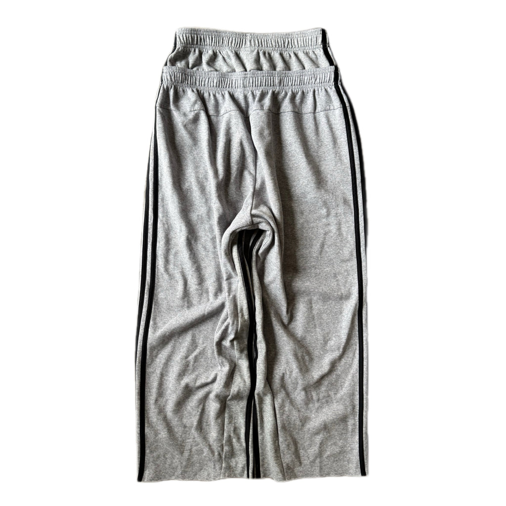Grey Double Waisted Adidas Sweatpants ( M )