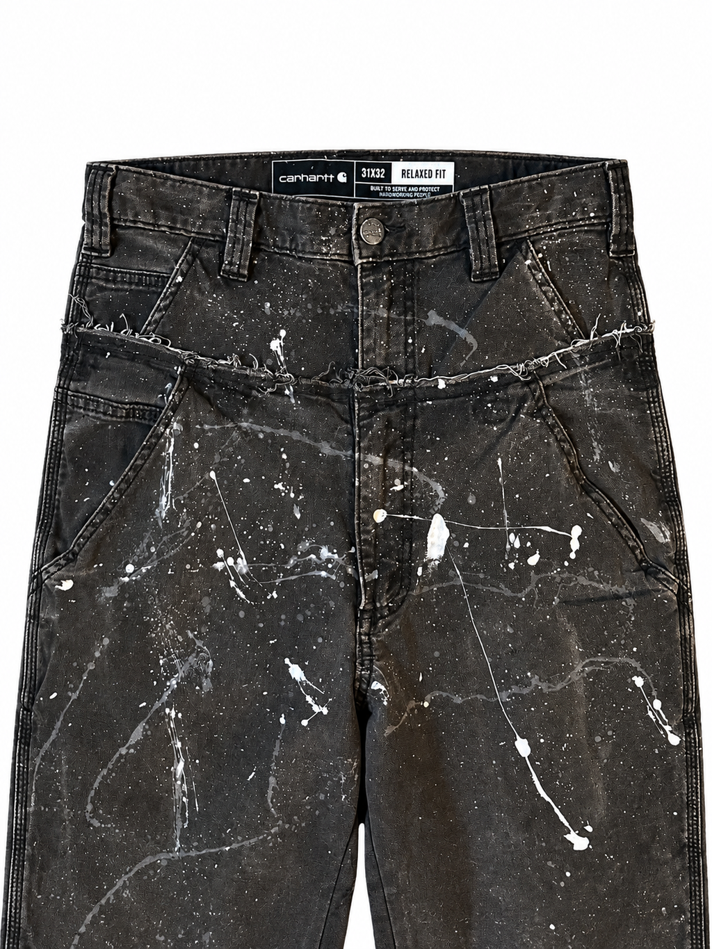 Double Waisted Carhartt Baggy Jeans (31)
