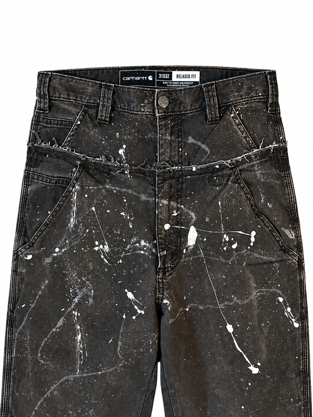 Double Waisted Carhartt Baggy Jeans (31)