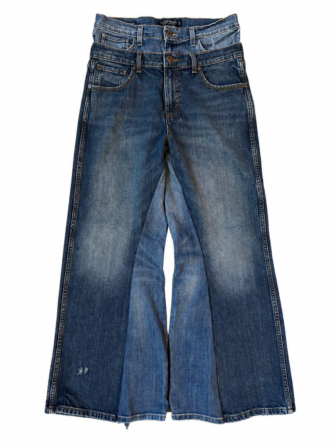 Double Waisted Baggy Jeans (32)